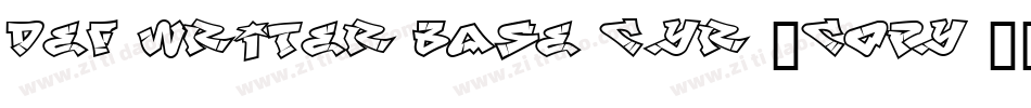 Def Writer BASE Cyr (COPY 1)字体转换
